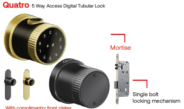 Quatro Digital Tubular Lock