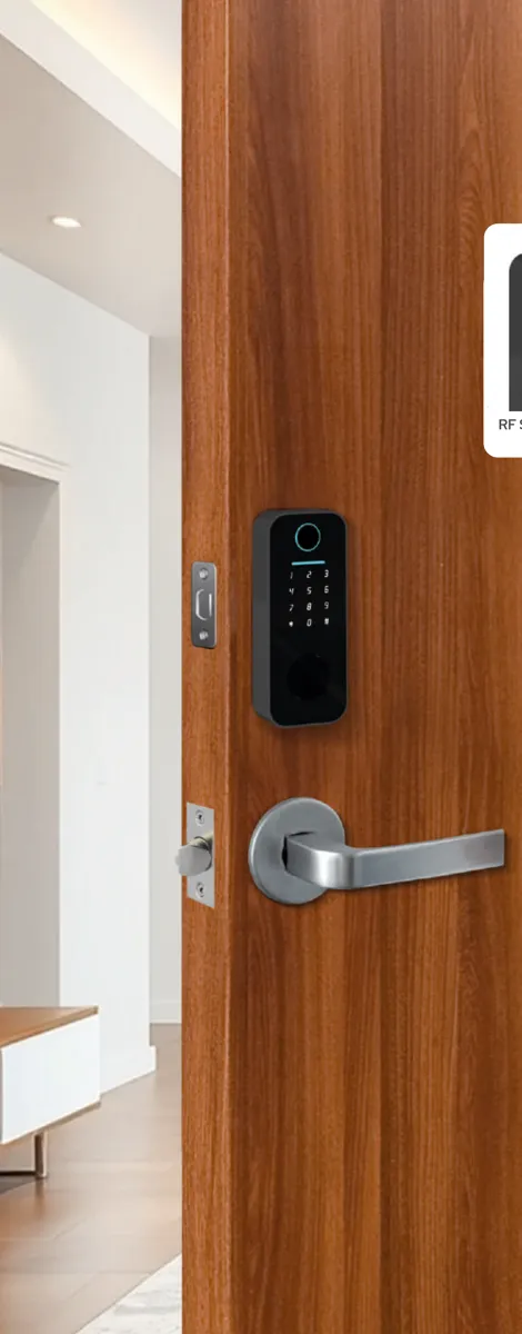 A2 Omega D10 Retrofit Fingerprint Deadbolt Digital Lock photo 2