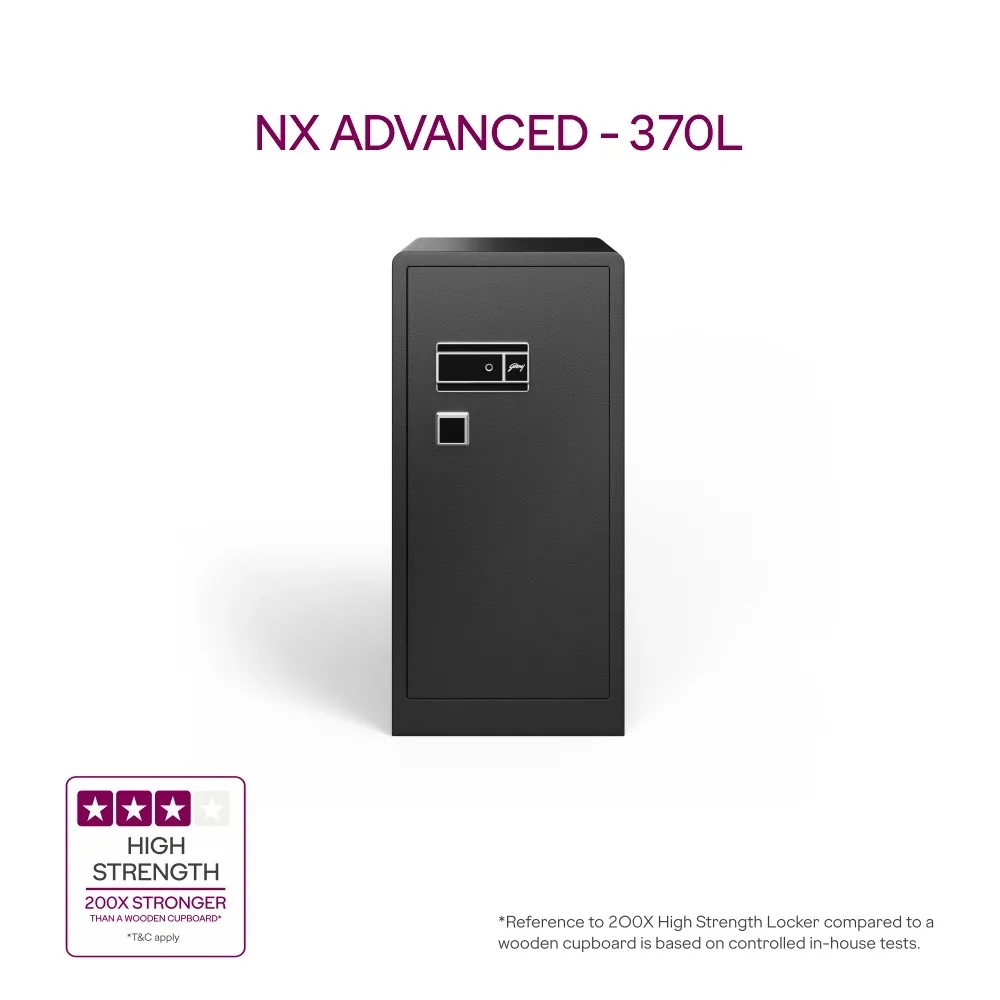 Godrej NX Advanced V2 370L Home Locker (Digital + Biometric + Key Lock) photo 2