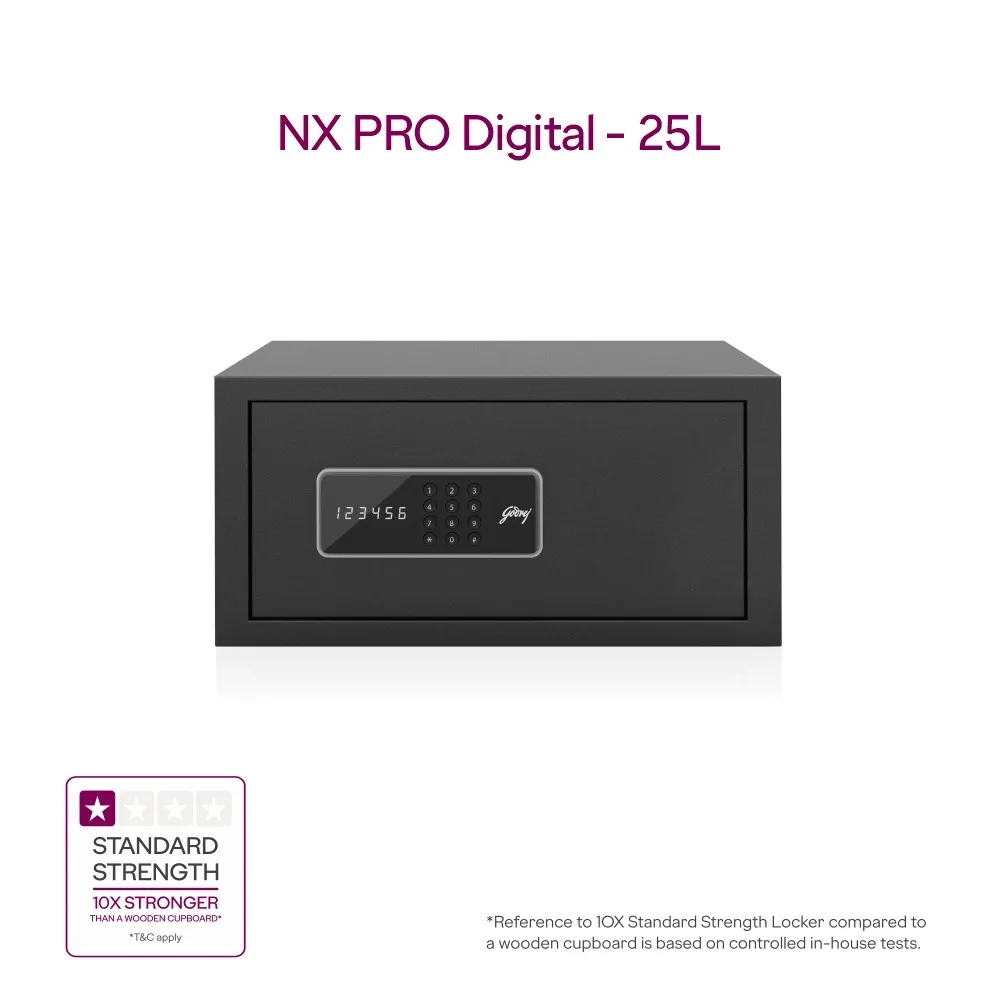 Godrej NX Pro Digital 25L Home Locker (Ebony / Ivory) photo 2