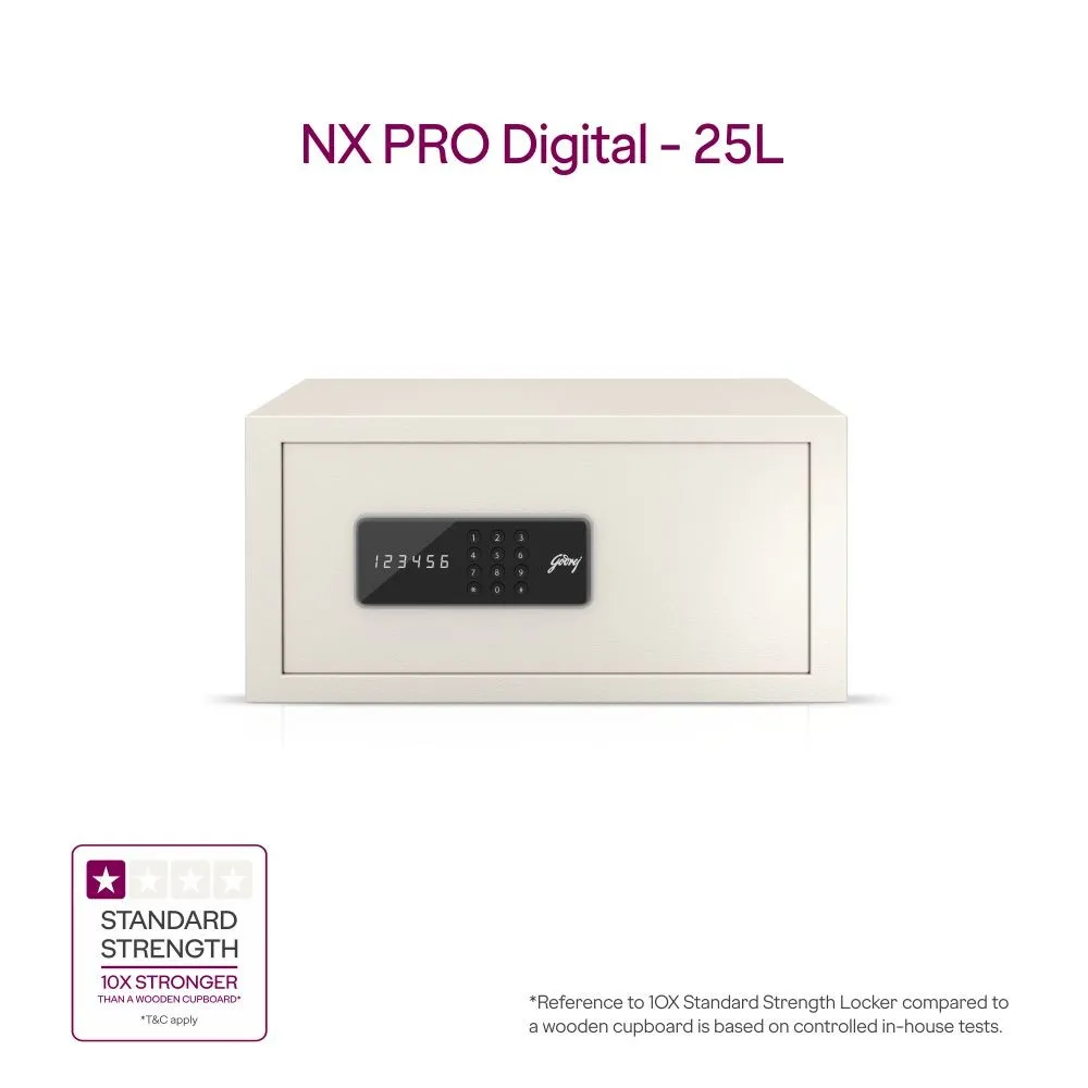 Godrej NX Pro Digital 25L Home Locker (Ebony / Ivory) photo 6