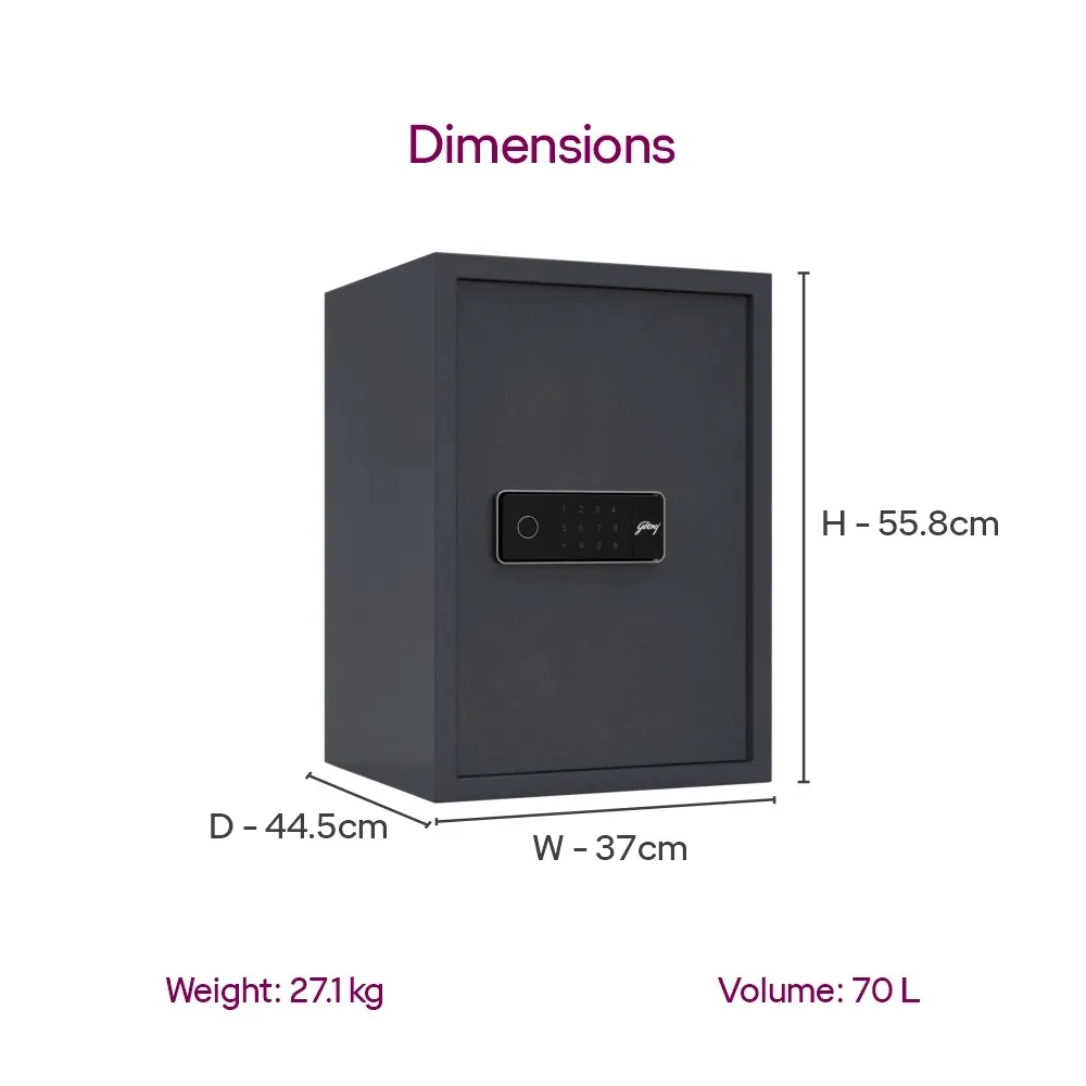 Godrej NX Pro Plus Digi+Bio 70L Home Locker photo 4