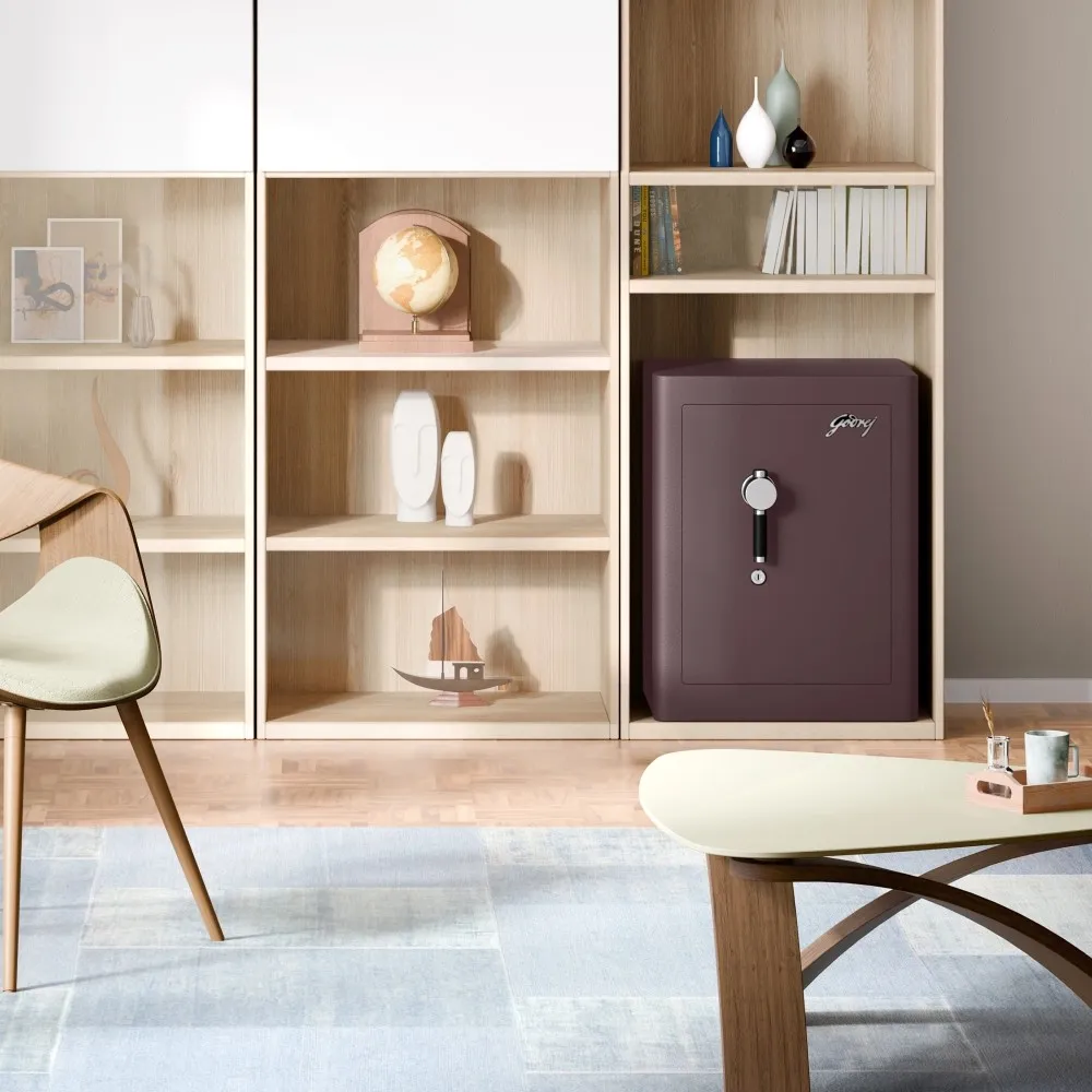 Godrej Rhino Regal 100L Key Lock Home Locker (Brown / Grey) photo 3
