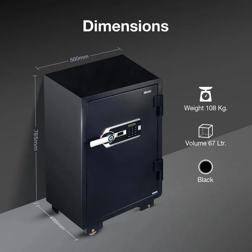 Ozone Fire Warrior FP Fire Resistant Fingerprint Safe 19-67 Litres photo 5