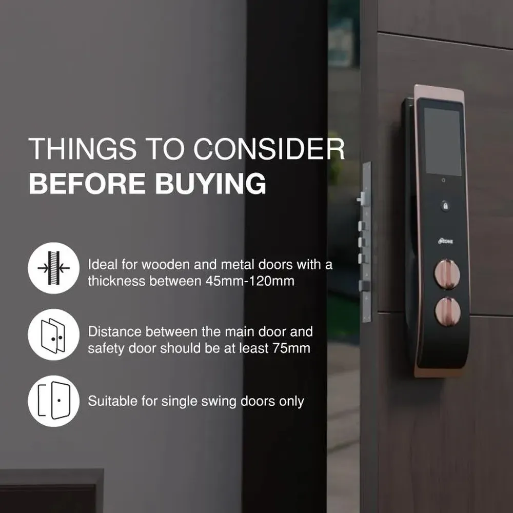 Ozone IRIS-11 Life Face Recognition Digital Door Lock photo 3