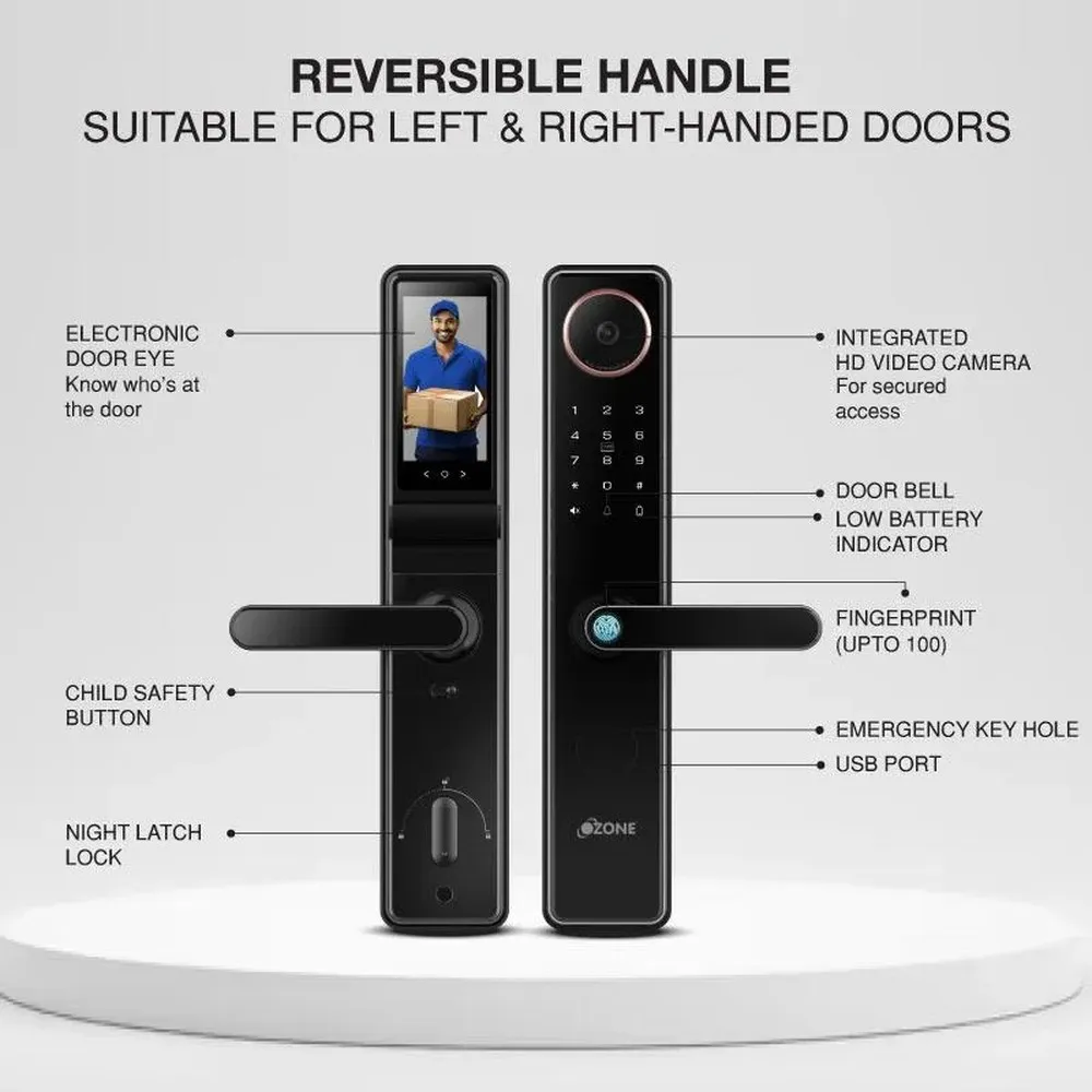 Ozone Morphy NXT-i Digital Door Lock with Camera photo 4