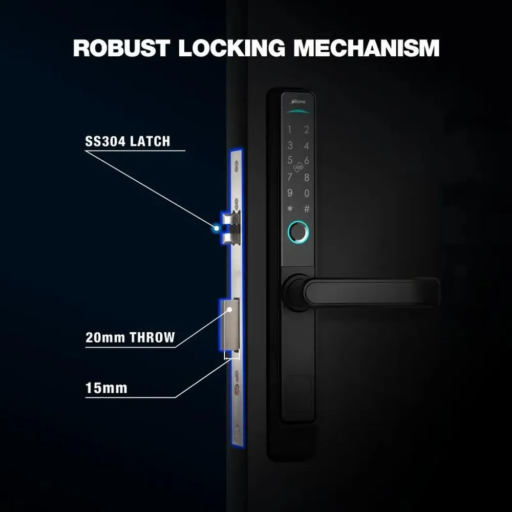 Ozone OZ-FDL-33 Life SW Narrow Digital Lock for Swing Doors photo 6