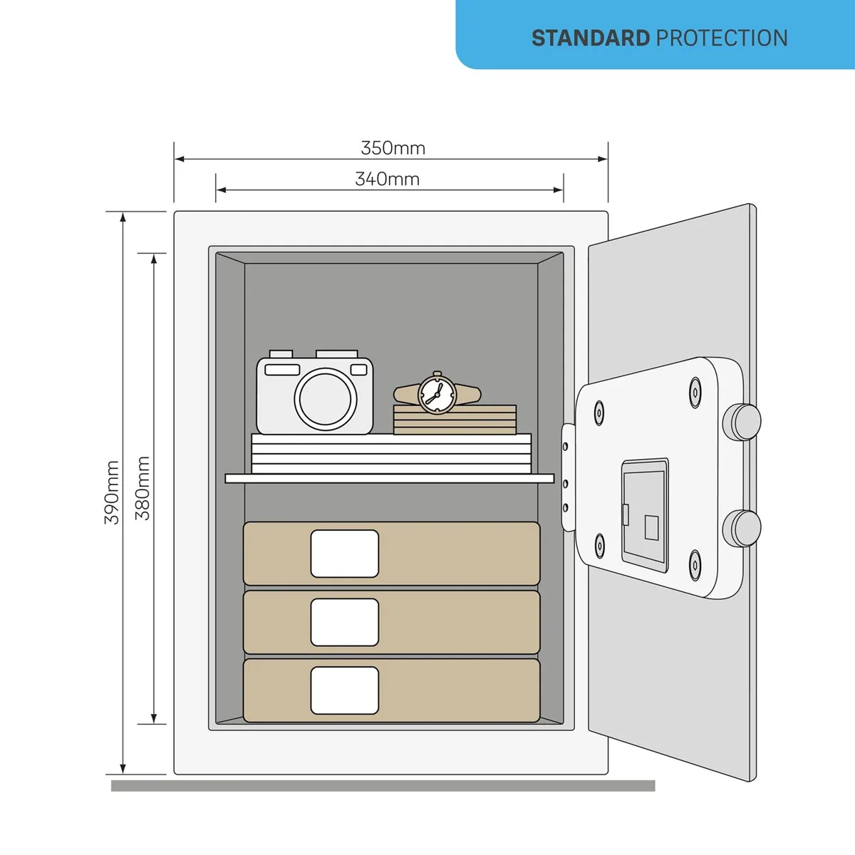 Yale Alarmed Digital Safe photo 5
