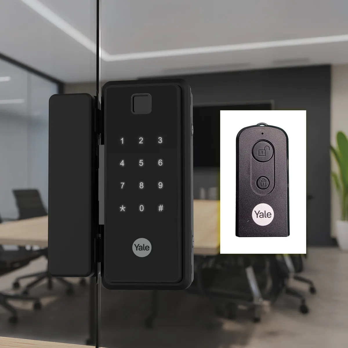 Yale Reflecta Biometric Digital Lock for Glass Doors photo 4