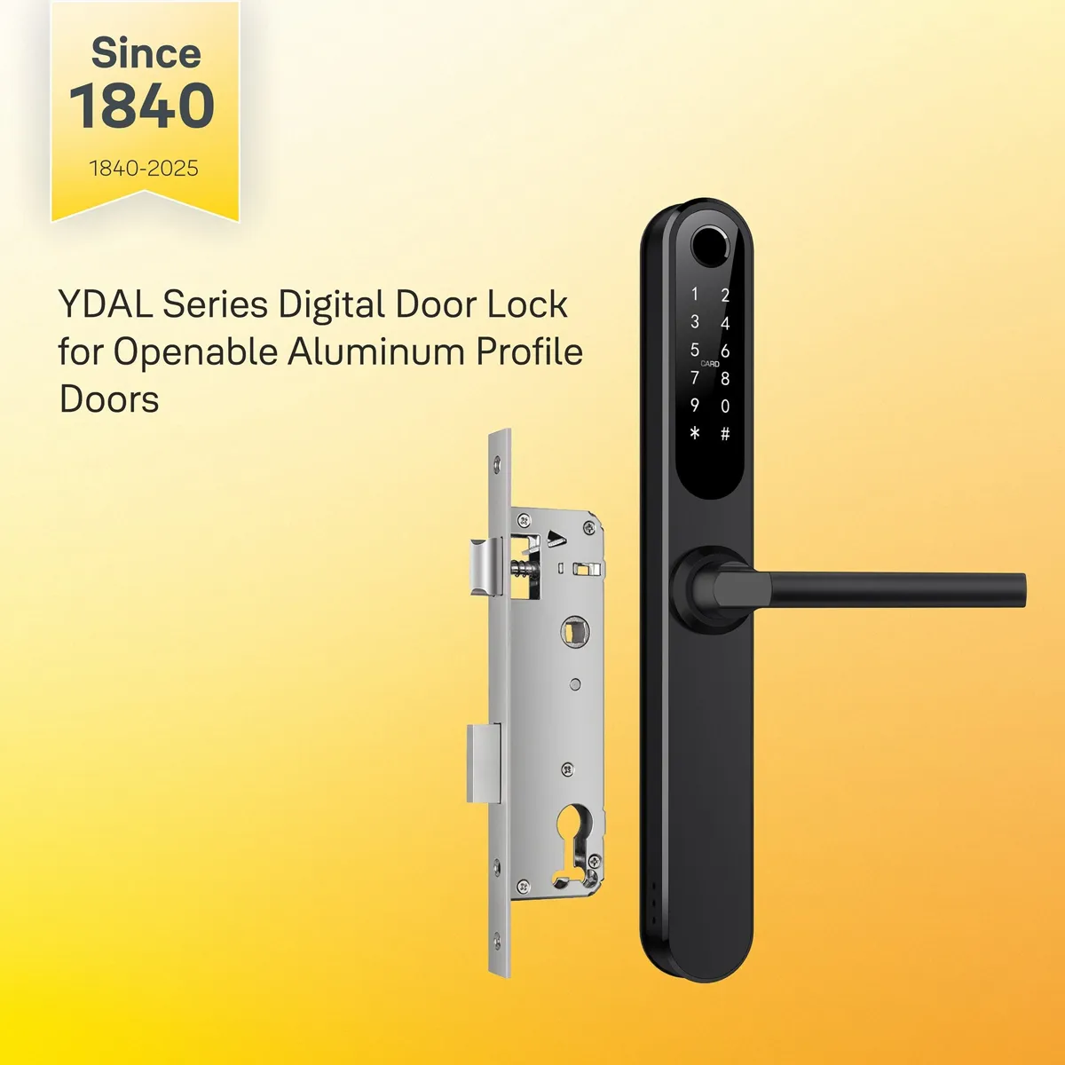 Yale YDAL Digital Lock for Openable Aluminium Profile Doors photo 3